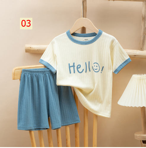 24HA43.02 - BỘ MẶC NHÀ BÉ TRAI BÉ GÁI