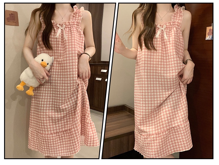 24HH43.10 - VÁY 2 DÂY KÈM BRA NỮ