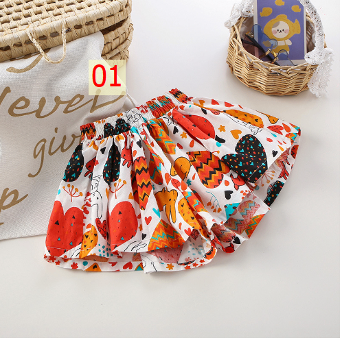 24HA53.02 - QUẦN SHORT VÁY BÉ GÁI