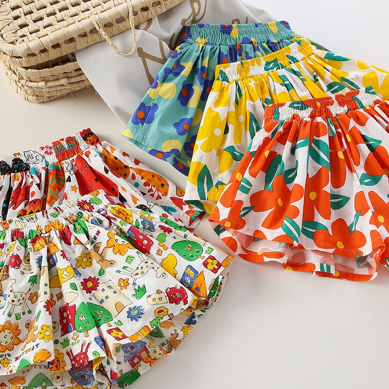 24HA53.02 - QUẦN SHORT VÁY BÉ GÁI