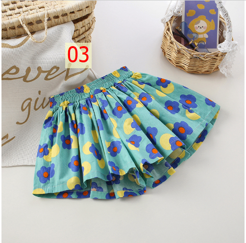 24HA53.02 - QUẦN SHORT VÁY BÉ GÁI