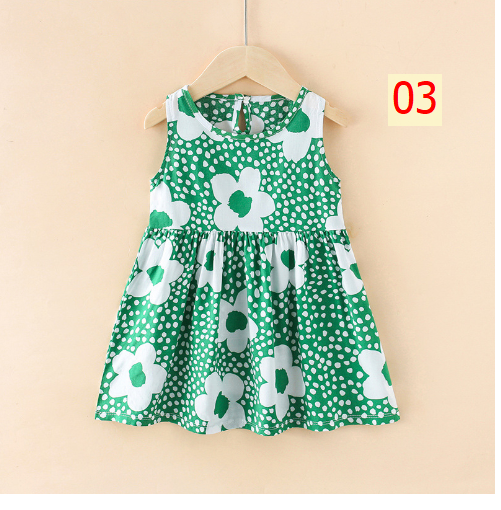 24HA53.01 - SET 2 VÁY LANH LỤA BÉ GÁI