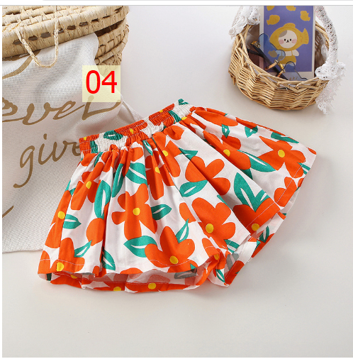 24HA53.02 - QUẦN SHORT VÁY BÉ GÁI