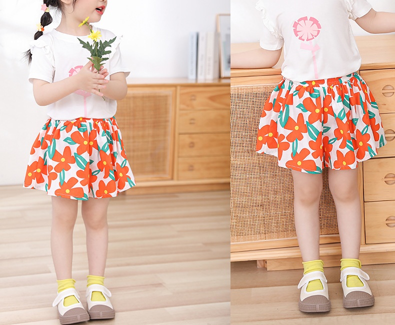 24HA53.02 - QUẦN SHORT VÁY BÉ GÁI