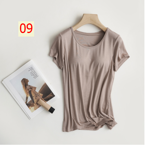 24HH53.08 - ÁO CỘC TAY NỮ ĐỆM NGỰC