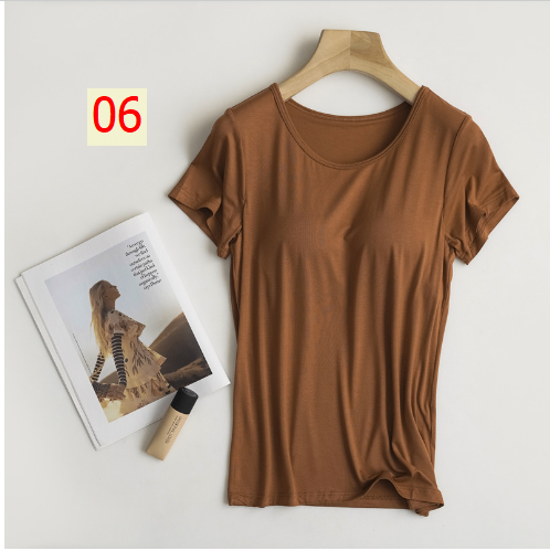 24HH53.08 - ÁO CỘC TAY NỮ ĐỆM NGỰC