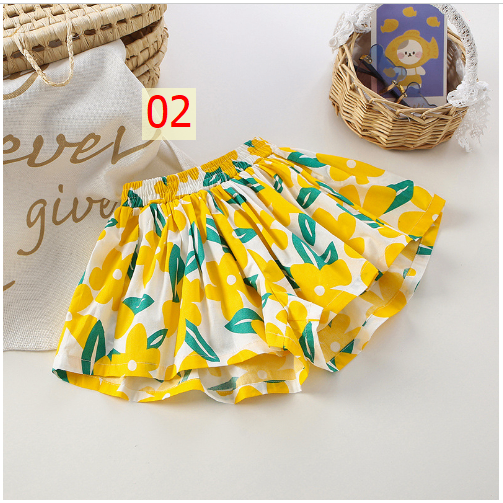 24HA53.02 - QUẦN SHORT VÁY BÉ GÁI