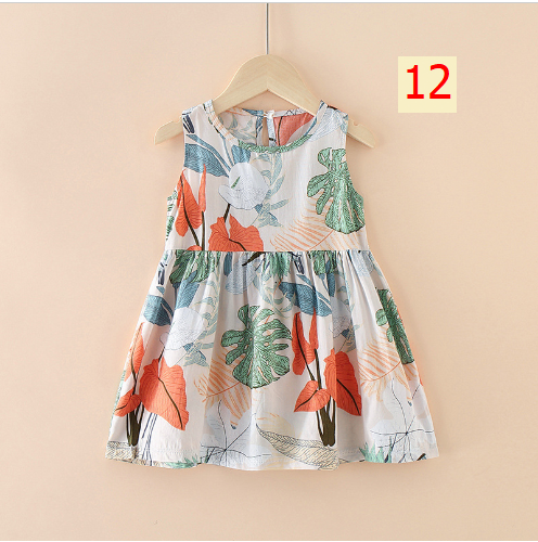 24HA53.01 - SET 2 VÁY LANH LỤA BÉ GÁI