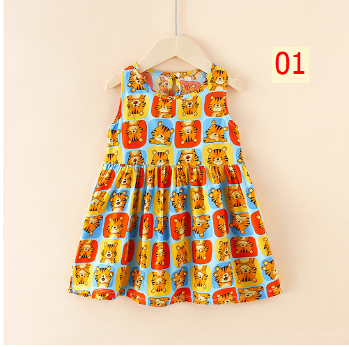 24HA53.01 - SET 2 VÁY LANH LỤA BÉ GÁI