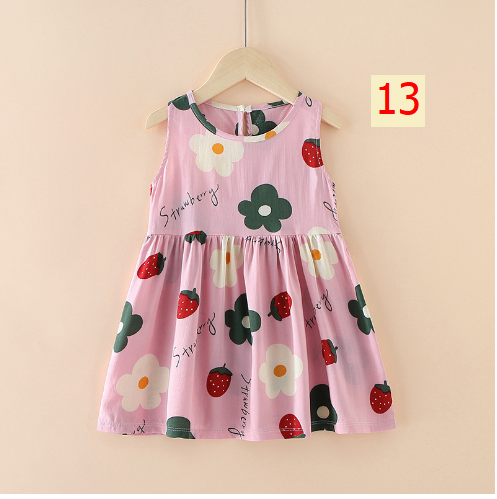 24HA53.01 - SET 2 VÁY LANH LỤA BÉ GÁI
