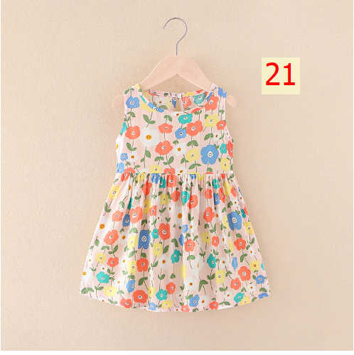 24HA53.01 - SET 2 VÁY LANH LỤA BÉ GÁI