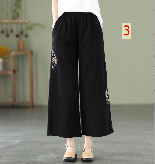 24HH63.06- ❌QUẦN ỐNG SUÔNG THÊU HOA