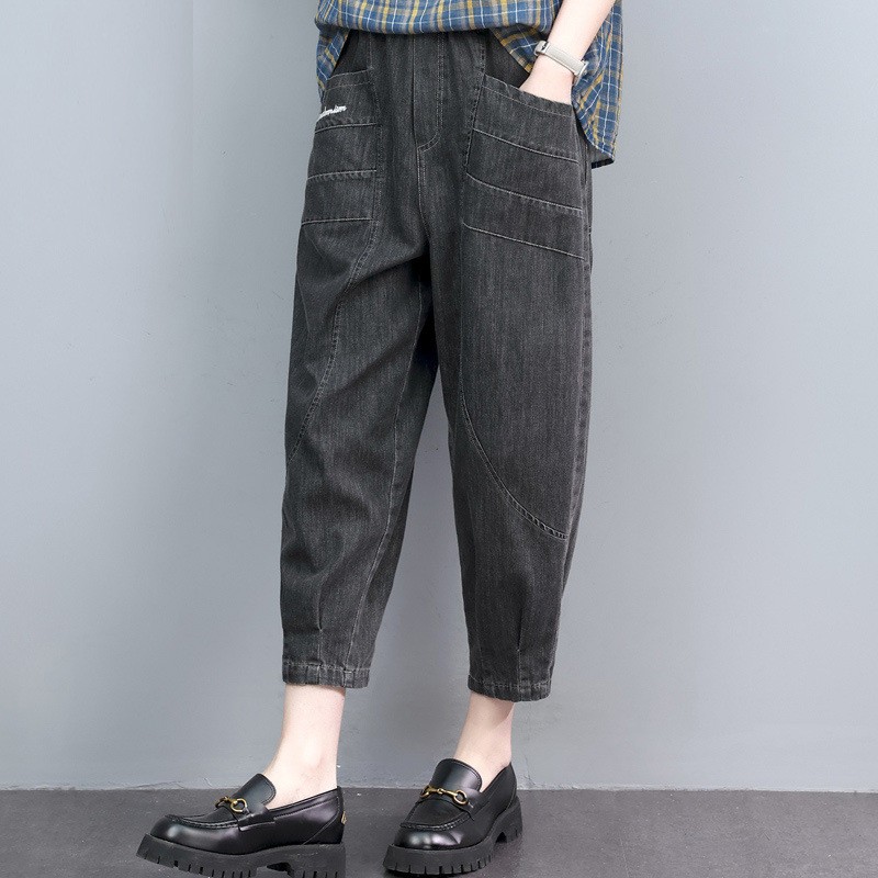 24HH63.14- ❌ QUẦN JEAN DÁNG THỤNG NỮ
