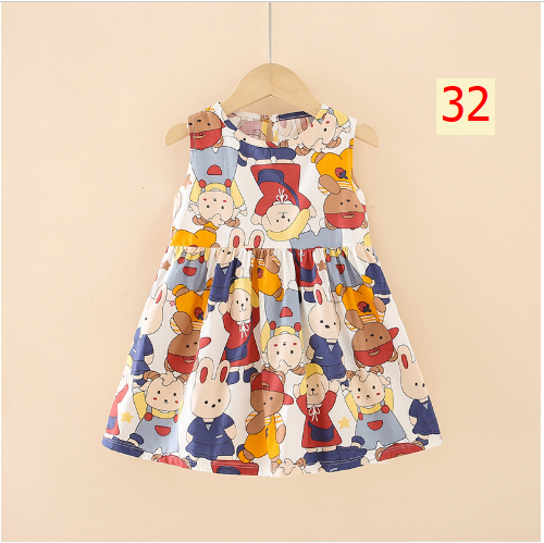 24HH73.04 - VÁY LANH LỤA CHO BÉ