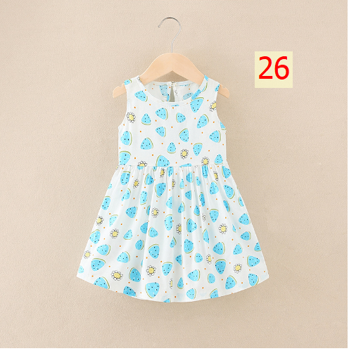 24HH73.04 - VÁY LANH LỤA CHO BÉ