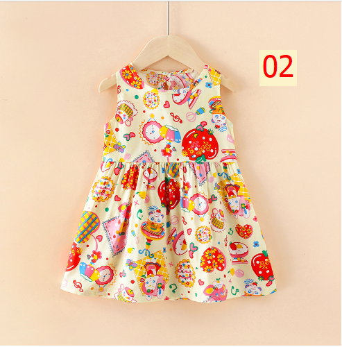 24HH73.04 - VÁY LANH LỤA CHO BÉ