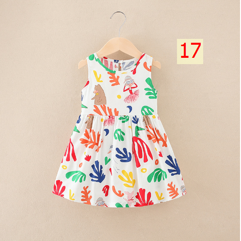 24HH73.04 - VÁY LANH LỤA CHO BÉ