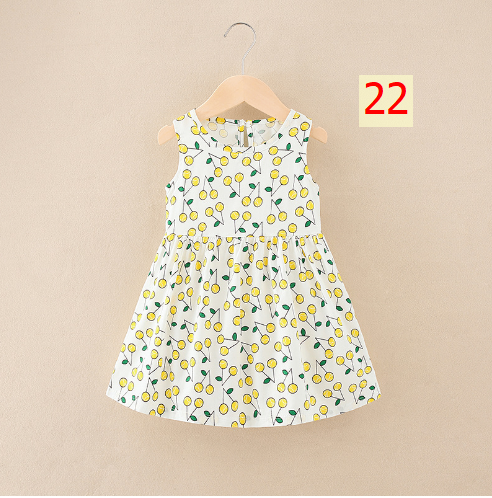 24HH73.04 - VÁY LANH LỤA CHO BÉ