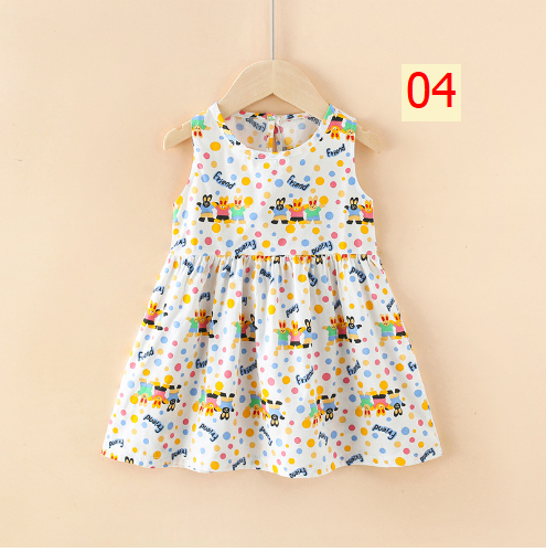 24HH73.04 - VÁY LANH LỤA CHO BÉ