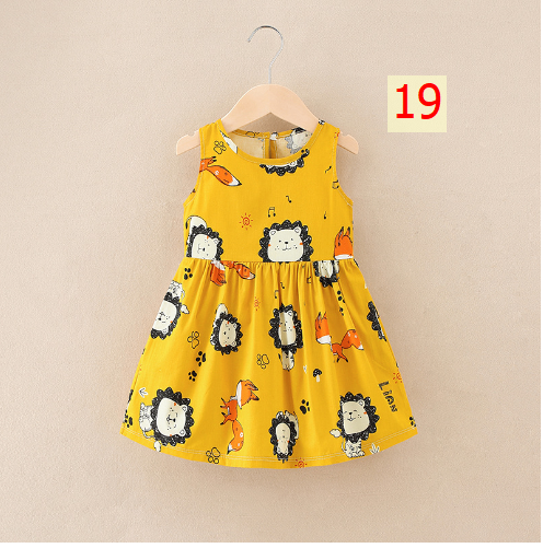 24HH73.04 - VÁY LANH LỤA CHO BÉ