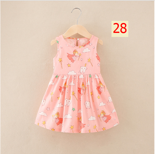 24HH73.04 - VÁY LANH LỤA CHO BÉ