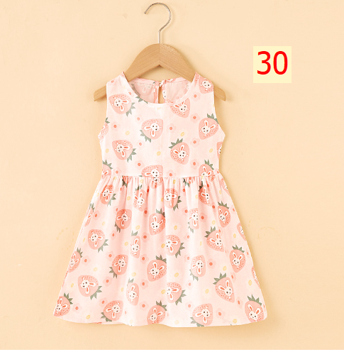 24HH73.04 - VÁY LANH LỤA CHO BÉ