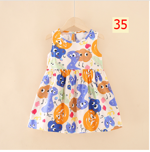 24HH73.04 - VÁY LANH LỤA CHO BÉ