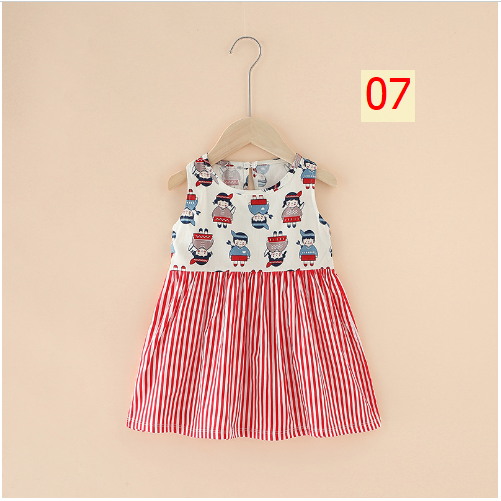 24HH73.04 - VÁY LANH LỤA CHO BÉ