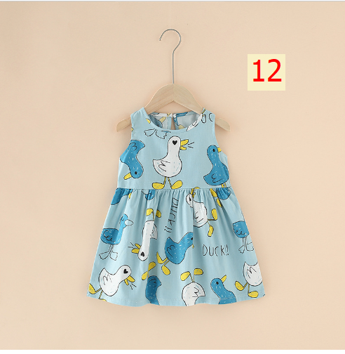 24HH73.04 - VÁY LANH LỤA CHO BÉ