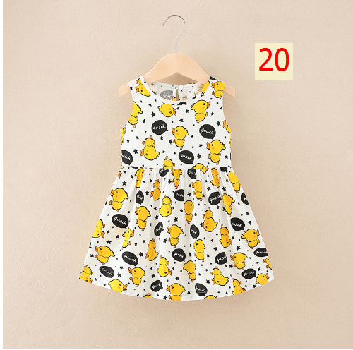 24HH73.04 - VÁY LANH LỤA CHO BÉ