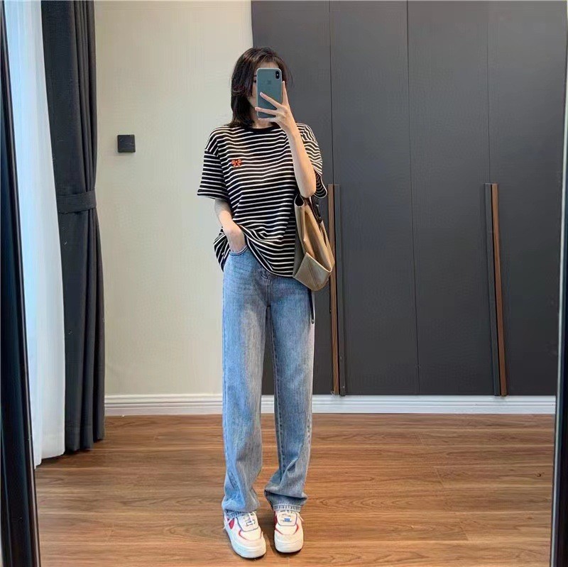 24HH73.06 - ÁO PHÔNG KẺ NỮ