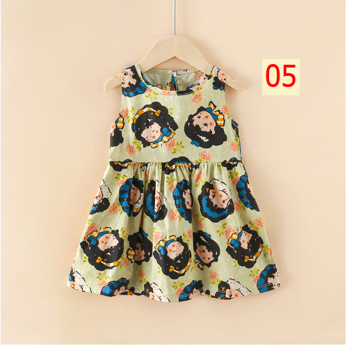 24HH73.04 - VÁY LANH LỤA CHO BÉ