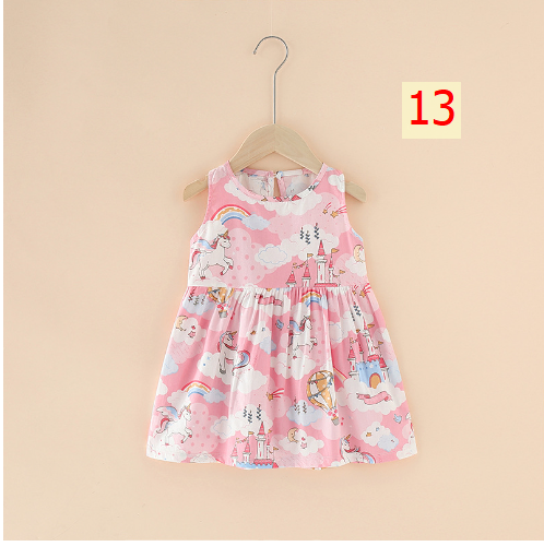 24HH73.04 - VÁY LANH LỤA CHO BÉ