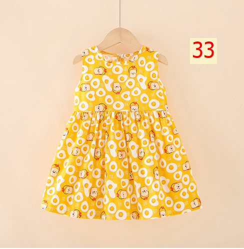 24HH73.04 - VÁY LANH LỤA CHO BÉ