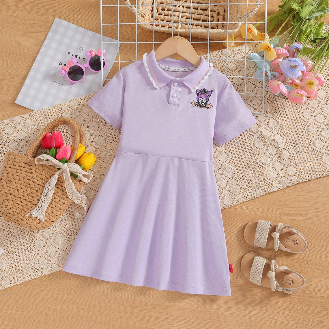 24HH93.01 - VÁY POLO BÉ GÁI