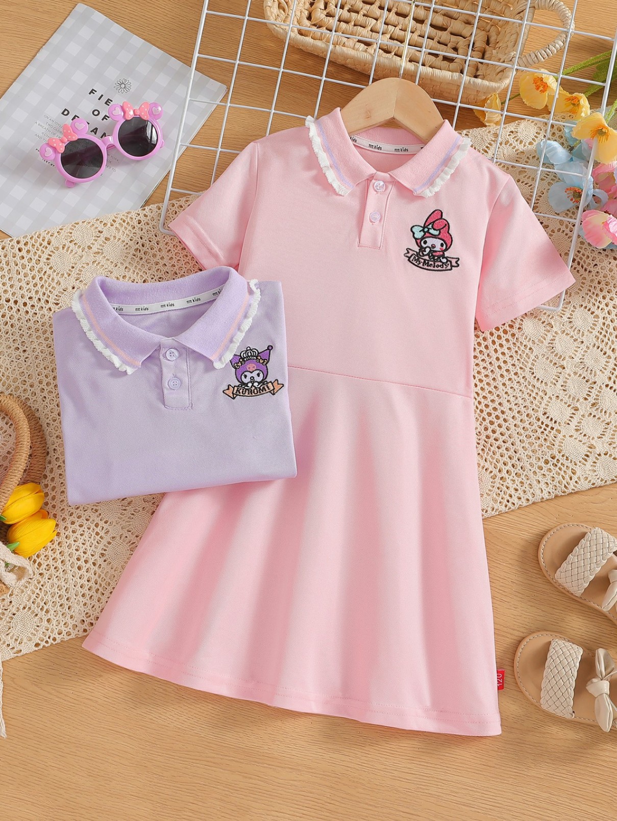 24HH93.01 - VÁY POLO BÉ GÁI