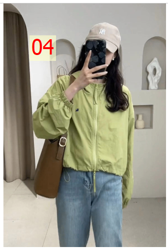 24HA93.08 - ÁO KHOÁC GIÓ MỎNG NỮ