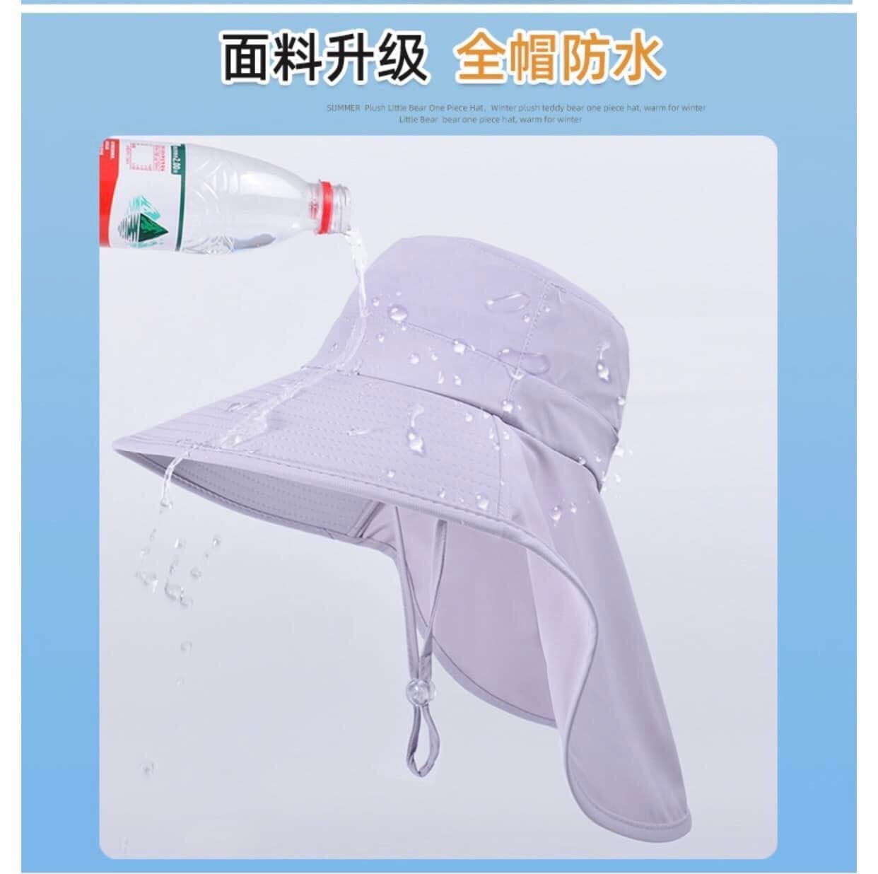 24HA93.04 - MŨ CHỐNG NẮNG TRÙM GÁY