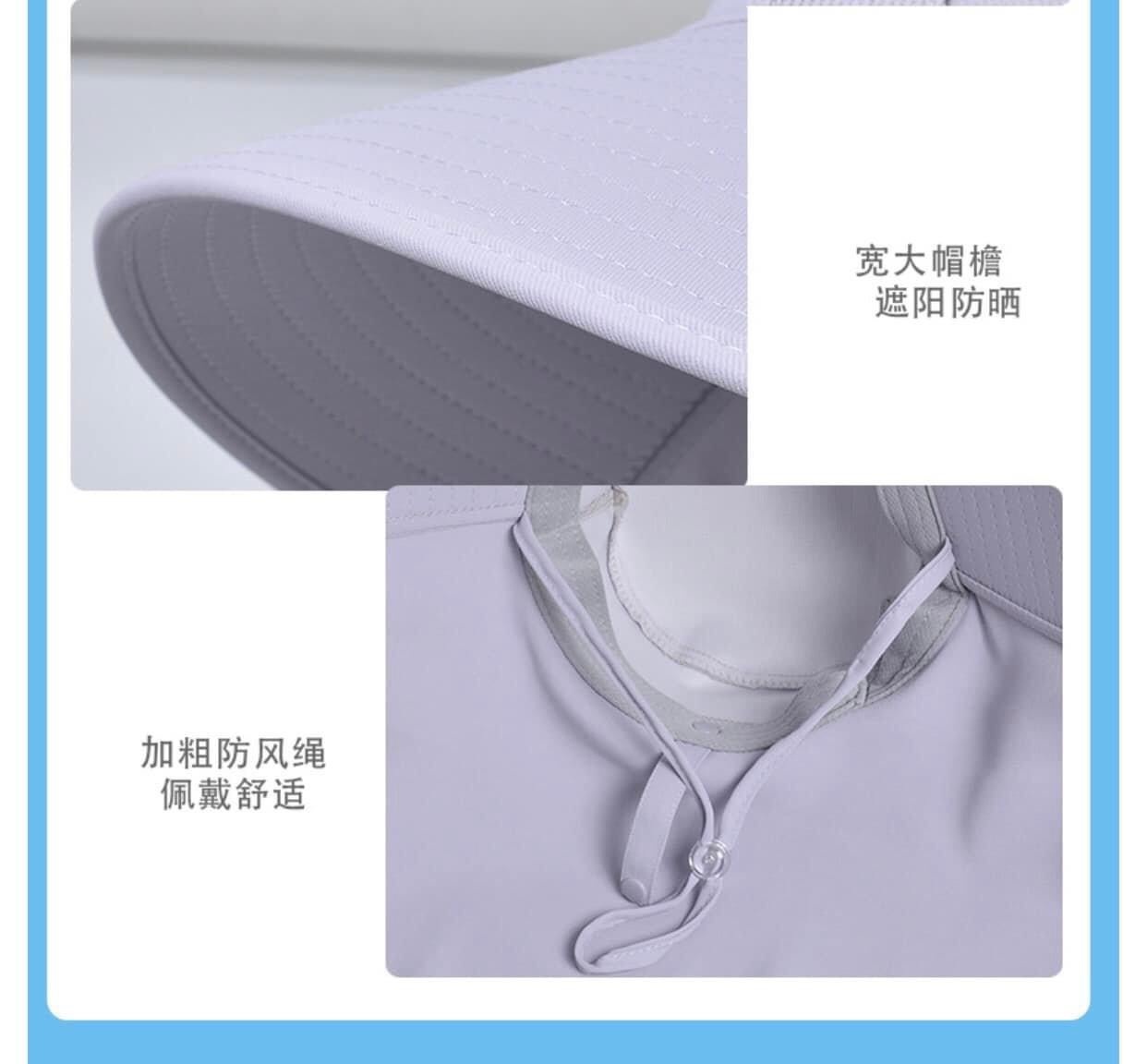 24HA93.04 - MŨ CHỐNG NẮNG TRÙM GÁY