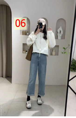 24HA93.08 - ÁO KHOÁC GIÓ MỎNG NỮ