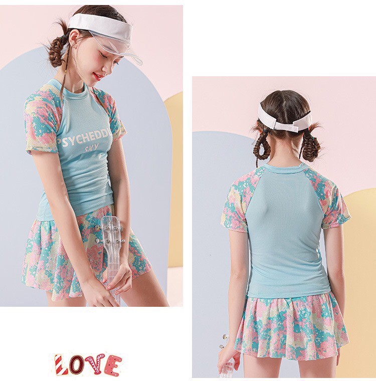 24HA93.07 - BỘ BƠI SIZE ĐẠI CHO BÉ GÁI