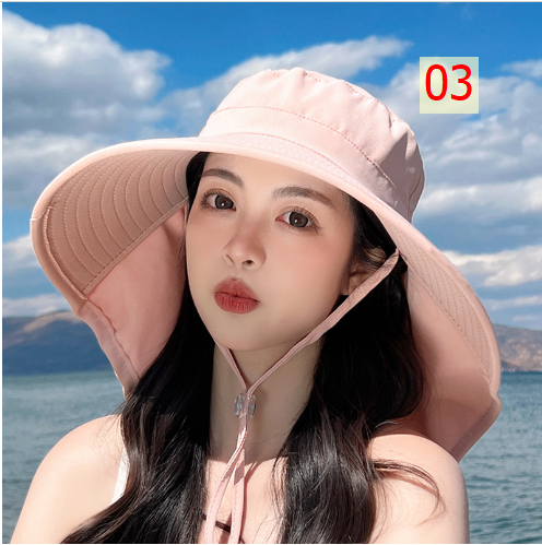 24HA93.04 - MŨ CHỐNG NẮNG TRÙM GÁY