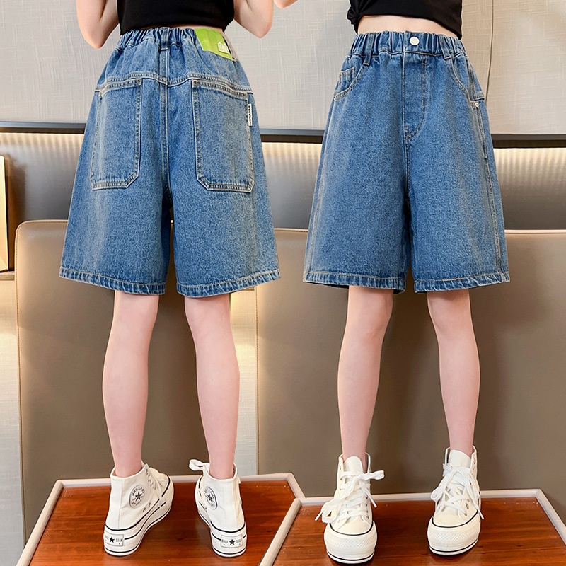 24HA123.05 - SHORT DENIM BÉ GÁI