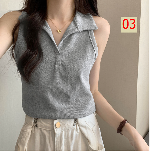 24HH143.03 - ÁO NỮ CỔ BẺ