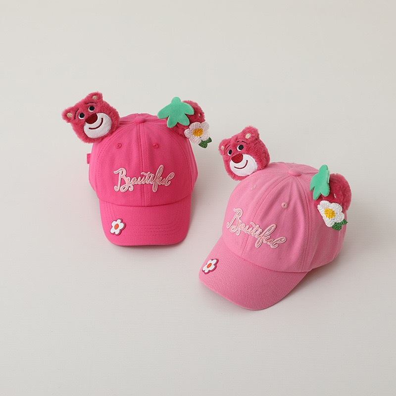 24HA153.07 - MŨ GẤU HỒNG BABY