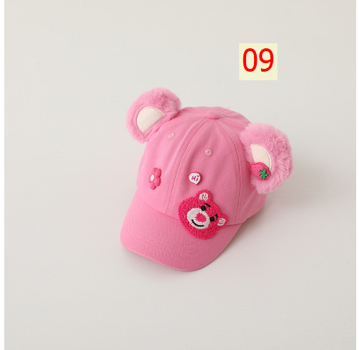 24HA153.07 - MŨ GẤU HỒNG BABY