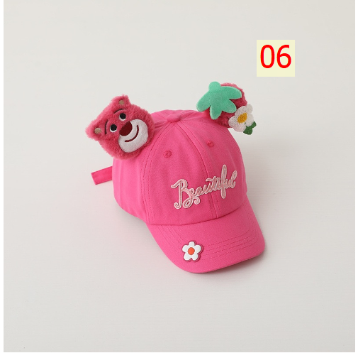 24HA153.07 - MŨ GẤU HỒNG BABY