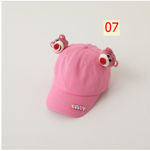24HA153.07 - MŨ GẤU HỒNG BABY