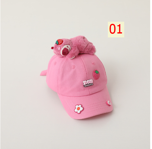 24HA153.07 - MŨ GẤU HỒNG BABY