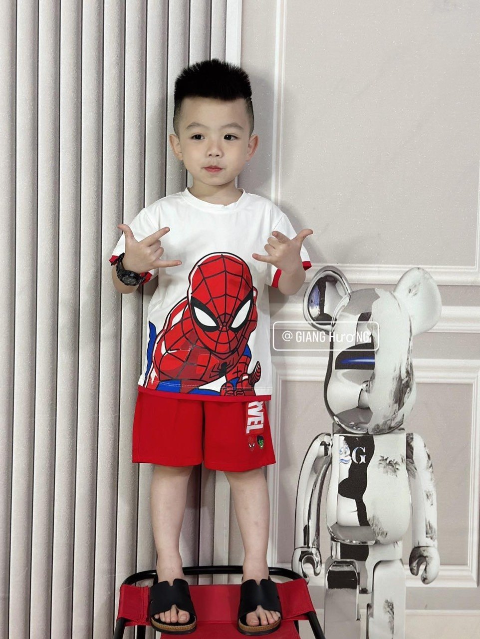 24HAVN01.153 - BỘ SIÊU NHÂN NHỆN MARVAL BÉ TRAI